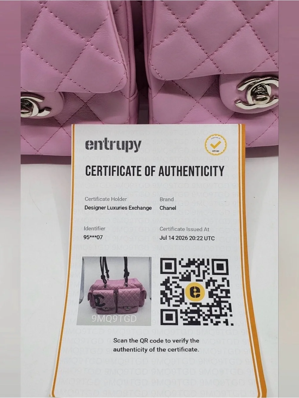 CHANEL Pink Cambon Reporter Bag
